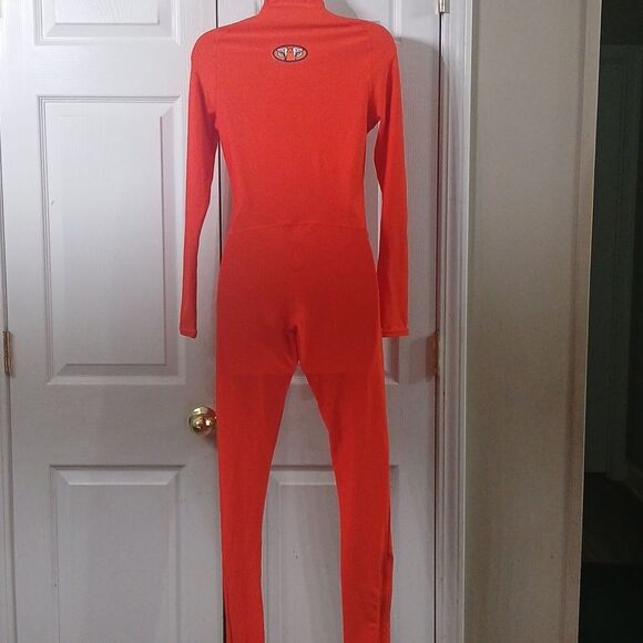 Nike long sleeve bodysuit Auburn Tigers fitted sexy dedicated fan gameday Sz M - Picture 7 of 10